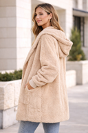 Beige Cloud Sherpa Coat