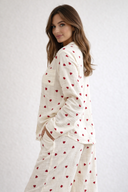 Sweetheart Lounge Button-Up Set