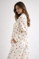 Sweetheart Lounge Button-Up Set