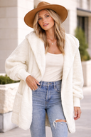 Ivory Cloud Sherpa Coat
